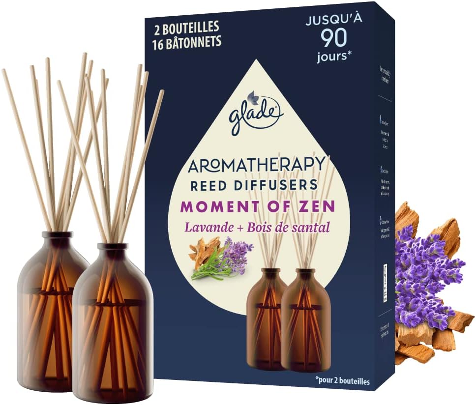 Glade Aromatherapy Diffuseur à Bâtonnets Huiles Essentielles