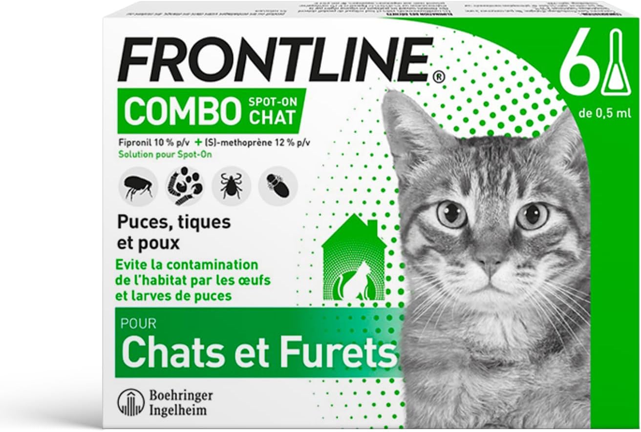 Frontline Combo Chat Pipettes Antiparasitaires