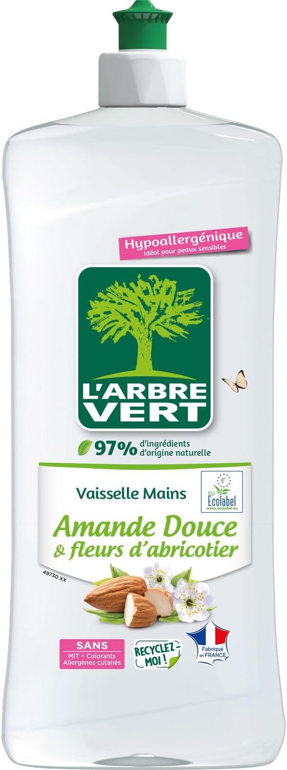 L'Arbre Vert Liquide Vaisselle Hypoallergénique Abricotier 500ml